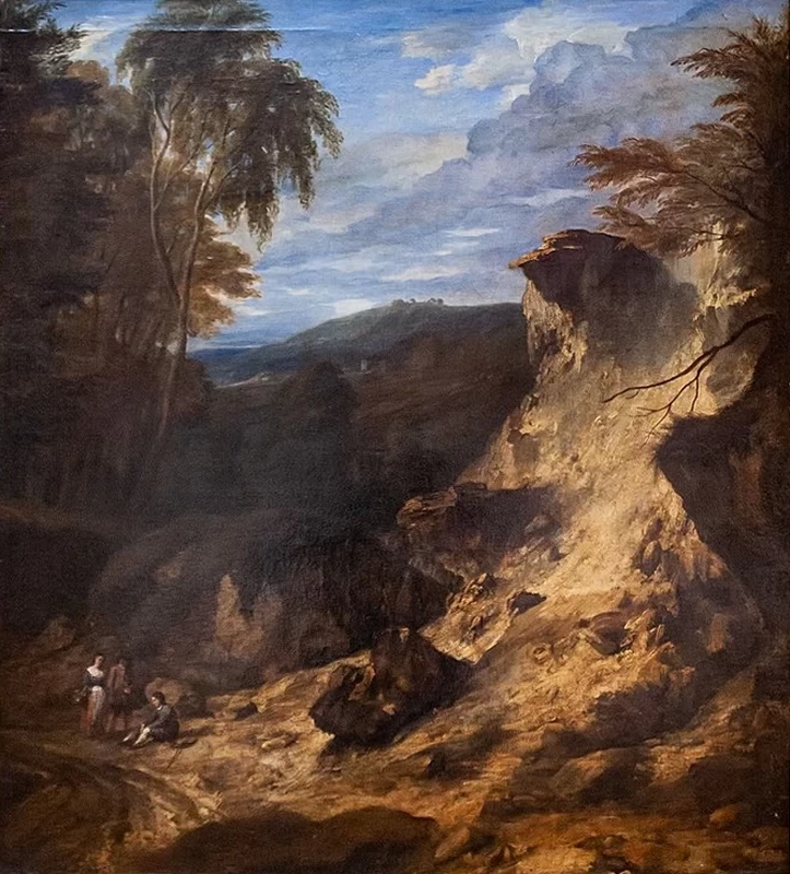 Paesaggio con personaggi - Musée des Beaux, Arts de Valenciennes